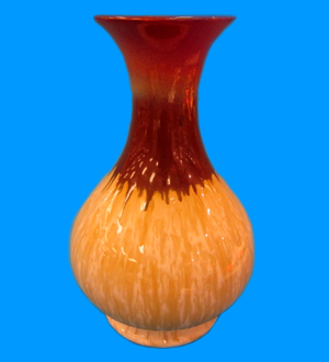 Porcelain VASE 6.69x6.69x11.22 In.