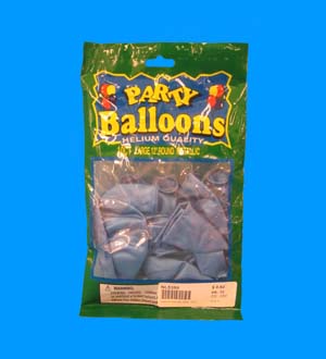 BALLOON Metalic Blue 10Ct
